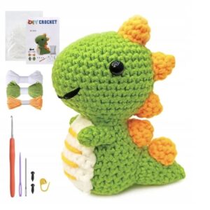 Zestaw do szydełkowania DIY DINOZAUR
