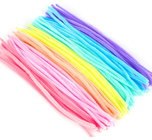 Kolorowe puszyste druciki 100 szt.