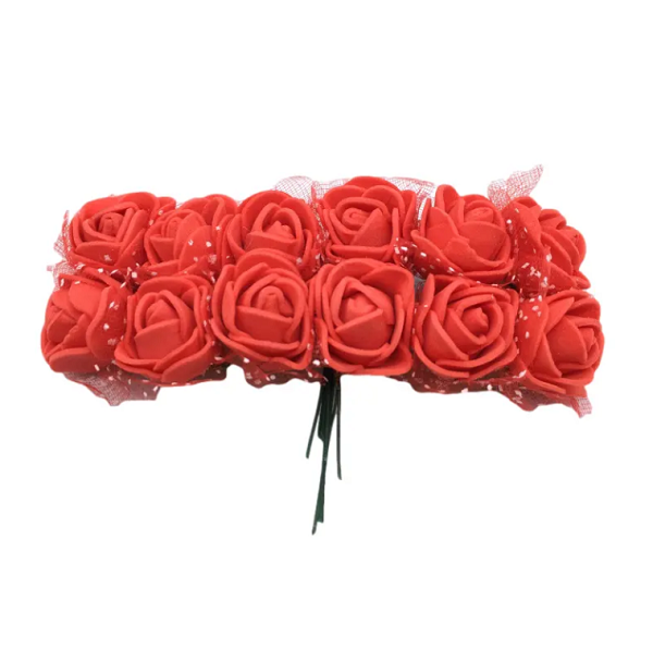 Kwiatki z pianki zestaw 144 szt.