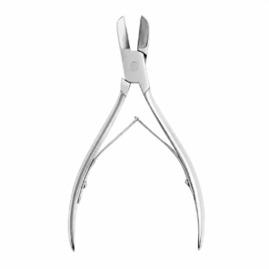 Dental extraction forceps (pliers) used for pulling teeth in dental procedures with curved beaks and handles in stainless steel, isolated on white background.